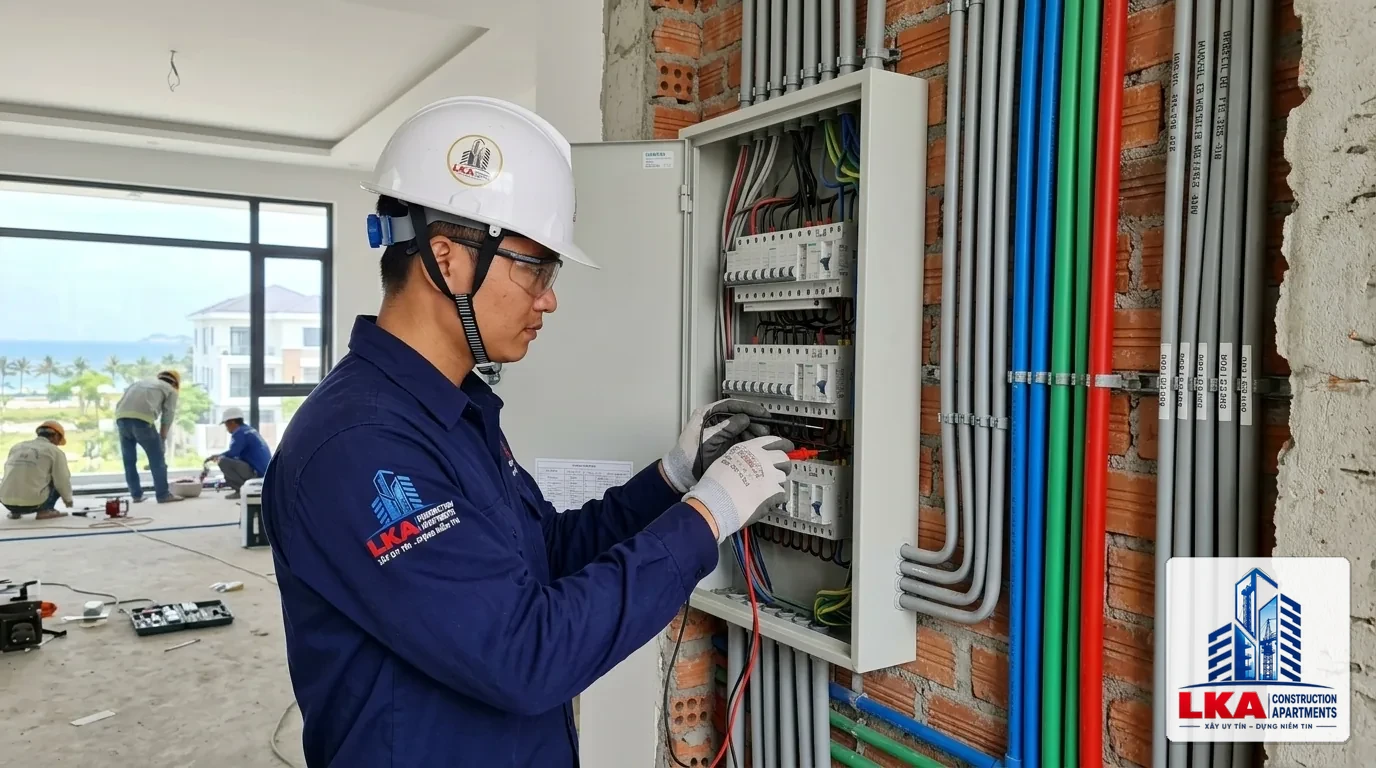 Những Lưu Ý Sống Còn Khi Thi Công Hệ Thống Điện Nước Âm Tường (M&E)