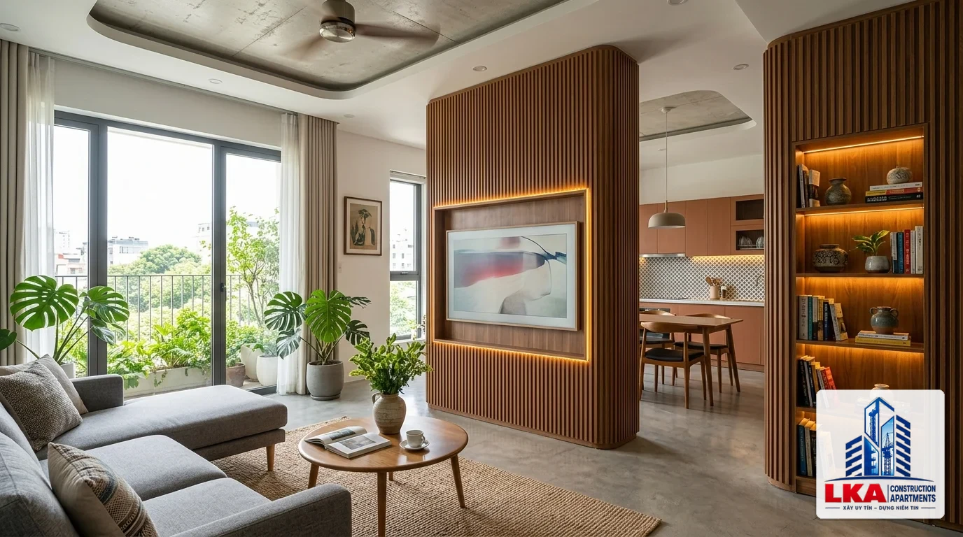 Cách Hóa Giải Cột Bê Tông Giữa Nhà & Góc Nhọn Trong Thiết Kế Nội Thất